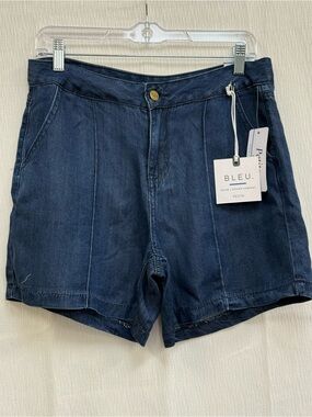 Petite Dark Indigo Denim Shorts